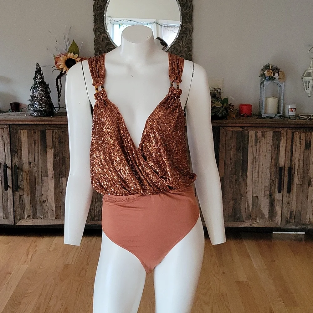 Free People Zuri Sequin set